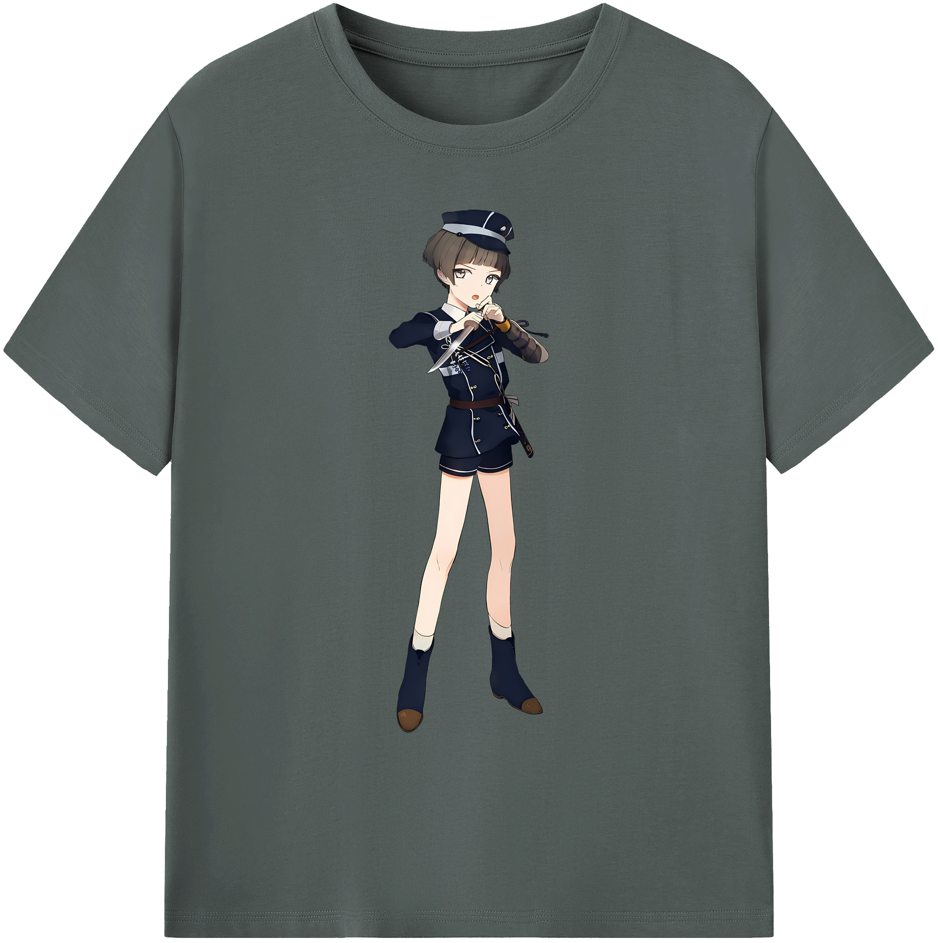 （画像用） 刀剣乱舞 Touken Ranbu 綿100％ メンズ半袖Tシャツ｜肌触りやわらか＆通気性